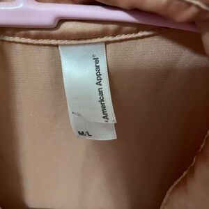 American Apparel Beige Blouse m/l
